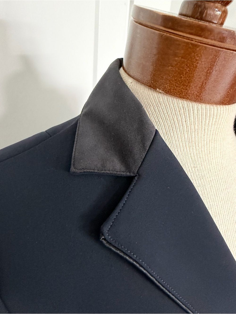 Cavalleria Toscana GP Competition Show Jacket Black Womens SZ 42 Blue NWOT - Picture 3 of 14